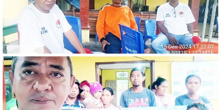 Bantuan Pakaian Bagi Korban Erupsi Lewotobi Disalurkan di Flores Timur