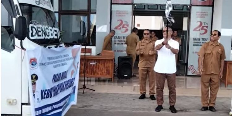 Diskoperindag Lembata Gelar Pasar Murah,Tumbuhkan Daya Beli Masyarakat