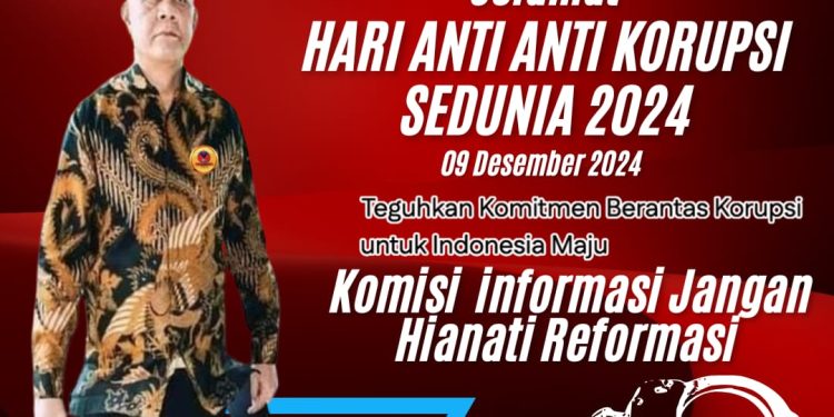 Patar Sihotang, SH.,MH : “Korupsi Merusak Tatanan Budaya Masyarakat”