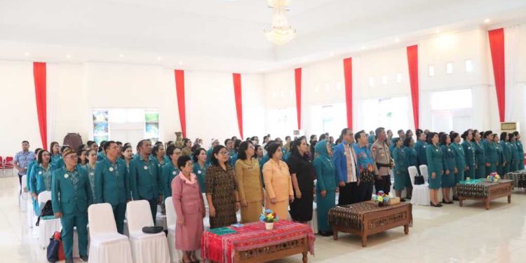 Gubernur Andriko Noto Susanto Buka Rakorda TP.PKK Provinsi NTT