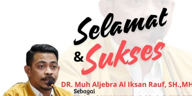 DR. Muhammad Aljebra Al Iksan Rauf, SH., MH., Putra Lembata Resmi Jabat Direktur BAKUMHAM ALPEKSI