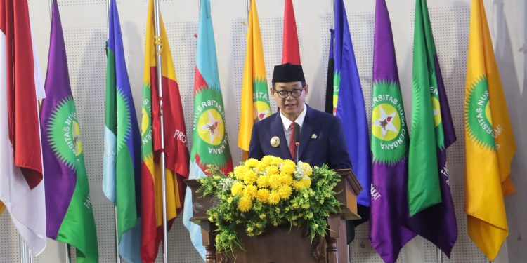 Pengukuhan Guru Besar, Gubernur Andriko : Undana Terus Majukan NTT