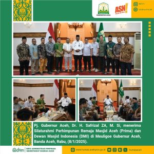 Gubernur Aceh Audensi Pengurus Mesjid Aceh