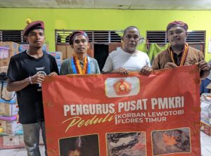 PP PMKRI Gandeng PMKRI Larantuka Salurkan Bantuan Pengungsi Lewotobi