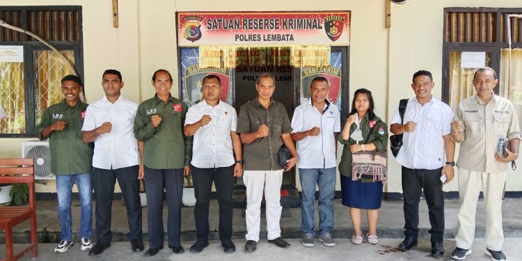 Polres Lembata Siap Kerjasama Penegakan Hukum Dengan LBH Surya NTT Perwakilan Lembata