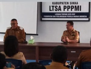 Kunjungi Perangkat Daerah, Wakil Bupati Sikka Tekankan Disiplin Kerja