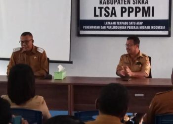 Kunjungi Perangkat Daerah, Wakil Bupati Sikka Tekankan Disiplin Kerja
