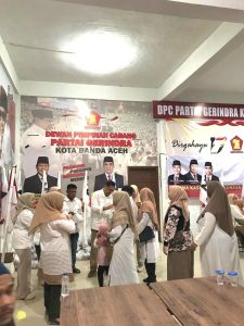 Partai Gerindra Aceh Berbagi Sembako Bulan Suci Ramadhan