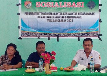 Disnakertrans Sikka Gencar Sosialisasi AKAN dan AKAD di Empat Desa