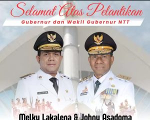 Acara Pelantikan 481 Kepala Daerah, Melki–Johni Mohon Doa Restu Membangun NTT Lebih Baik