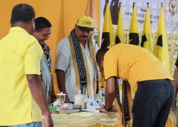 Tandatangan Pakta Integritas Partai Golkar, Simon Subandi : Saya Bukan Kader Titipan Partai Lain