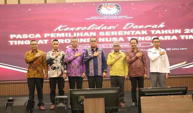 Gubernur NTT Hadiri Konsolidasi Daerah Pasca Pemilihan Serentak Tahun 2024