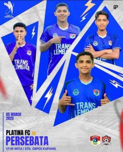 Persebata Libas Platina FC  4-0 di Stadion Kota Kupang