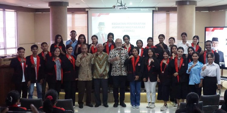 Abraham Lakukan Penyerapan Aspirasi Masyarakat di Universitas Citra Bangsa