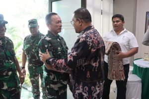 Gubernur NTT Sambut Kunjungan Pangdam IX Udayana,  Mayjen TNI Piek Budyakto