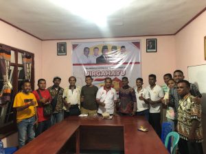 Wakil Ketua Umum Pejuang Pedagang Indonesia Raya (PAPERA) , Kunjungi Pengurus Gerindra Lembata