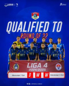 Persebata Lembata Juara Group, Lolos 32 Besar Liga 4 Seri Nasional
