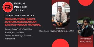 Forum Pinggir Jalan, Peduli Kaum Marginal Lembata