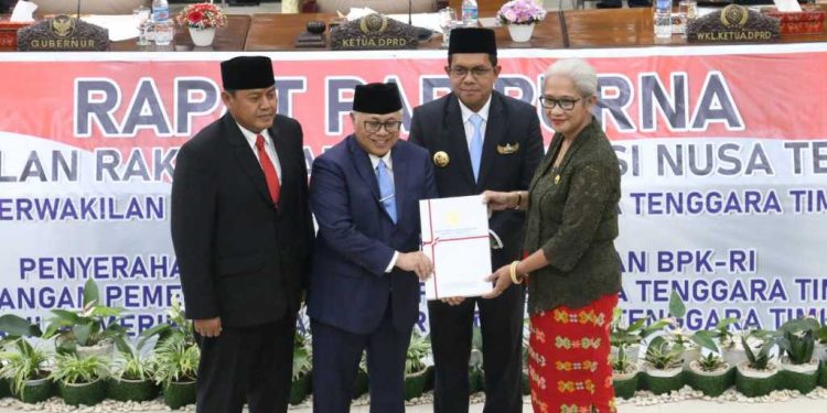 Pemprov NTT Raih Opini WTP 10 Tahun dari BPK RI