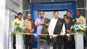 Gubernur NTT Dampingi Sesmenkop Resmikan Gedung Kantor Obor Mas Cabang Utama Ende