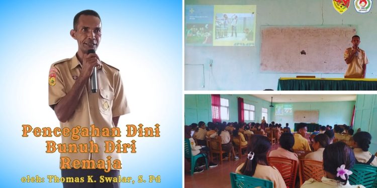 Sosialisasi Pencegahan Dini Bunuh Diri Remaja di SMAN 1 Nagawutung