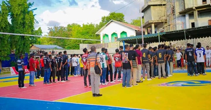 OMK Freinademetz Paroki Santo Arnoldus Janssen Waikomo Resmi Gelar Turnamen Voly OMK CUP