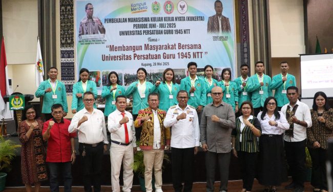 Wakil Gubernur Johni Asadoma Motivasi Mahasiswa UPG 1945 Berkontribusi Bagi Masyarakat