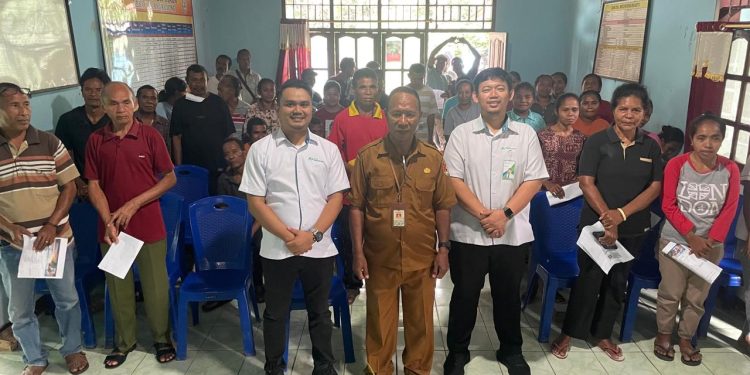 BPJS Ketenagakerjaan Sikka Sosialisasi Jaminan Sosial Kepada Masyarakat Desa Nirangkliung 