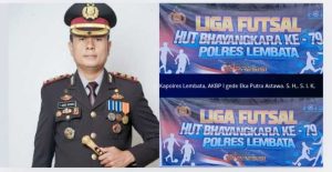 Polres Lembata Gelar Liga Futsal, Sambut HUT Bhayangkara ke-79