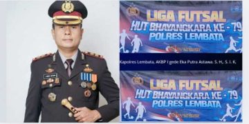 Polres Lembata Gelar Liga Futsal, Sambut HUT Bhayangkara ke-79