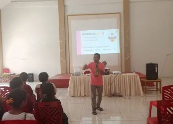 Kongregasi Hati Kudus Yesus dan Maria : Bersama Remaja Paroki St. Maria Banneux Lewoleba; “Rajut asa Membangun Iman Spiritual”.