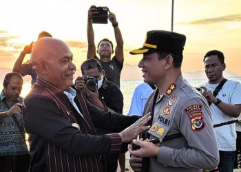 Kapolres Nanang Tiba di Lembata Disambut Bupati Tuaq, Bukti Sinergi Polri dan Pemerintah