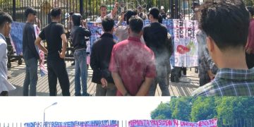 Dirut PT PHR Dinilai Cemarkan Lingkungan, Massa aksi ELANG Riau Desak Presiden RI Copot