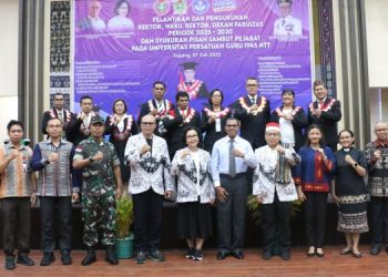 Wagub Johni Asadoma Dorong UPG 1945 NTT  Hadirkan Layanan Pendidikan Berkualitas