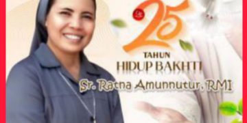 Pastor Yohanes Mario Berchmanz Notan Watun,CSSR : SR. Ratna, Jadilah Suster Rendah Hati Layani Tuhan dan Sesama