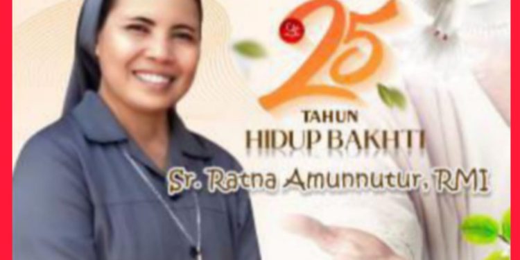 Pastor Yohanes Mario Berchmanz Notan Watun,CSSR : SR. Ratna, Jadilah Suster Rendah Hati Layani Tuhan dan Sesama