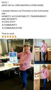 Jelang Pemungutan Suara Walkot di Darwin, Amye Un Asal NTT Mendapat Dukungan Penuh