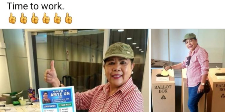 Jelang Pemungutan Suara Walkot di Darwin, Amye Un Asal NTT Mendapat Dukungan Penuh