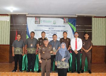 Kejari Lembata dan BPJS Kesehatan Maumere Tandatangani Kerja Sama Penegakan Hukum dan Kepatuhan JKN