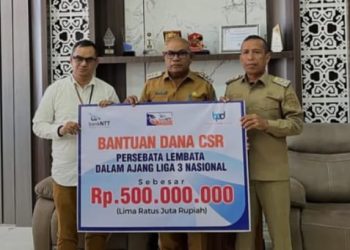 CSR 500 Juta dari Bank NTT Mengalir ke Persebata, Bupati Tuaq : untuk Harga Diri dan Semangat Masyarakat Lembata