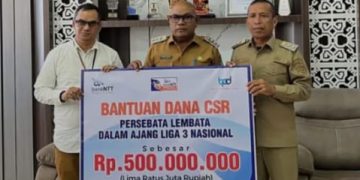 CSR 500 Juta dari Bank NTT Mengalir ke Persebata, Bupati Tuaq : untuk Harga Diri dan Semangat Masyarakat Lembata