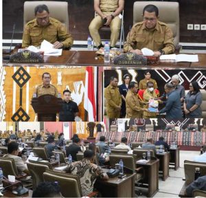 Gubernur Melki dan Wakil Gubernur Johni Hadiri Rapat Paripurna DPRD NTT