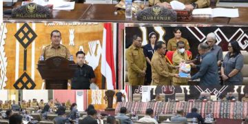 Gubernur Melki dan Wakil Gubernur Johni Hadiri Rapat Paripurna DPRD NTT