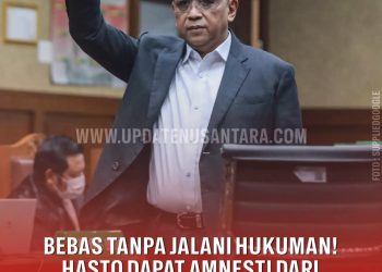 Hasto Kristiyanto dan Tom Lembong Bebas Usai Terima Amnesti Presiden Prabowo