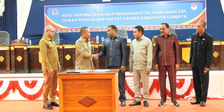 RPJMD Lembata disahkan, Bukti Kolaborasi Eksekutif-Legislatif Berjalan Solid