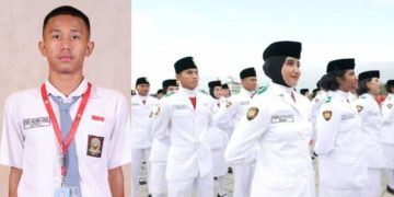 Prabowo Hadiahi 50 Juta Untuk Paulus Gregorius Afrisal, Anggota Paskibraka Nasional Asal NTT