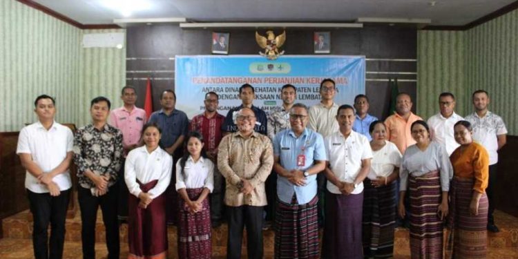 Kejari Lembata teken MoU dengan Dinkes Lembata, Penanganan Masalah Hukum Perdata dan Tata Usaha Negara