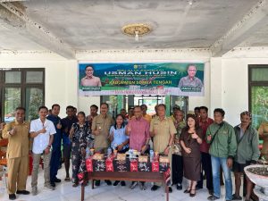 Bupati Sumbar dan Sumteng Minta Usman Husin untuk Bantu Alat Pemanen Padi