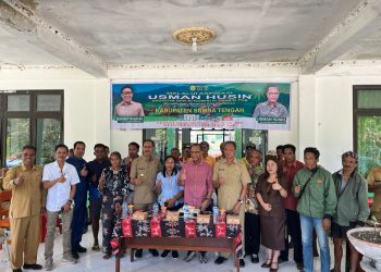 Bupati Sumbar dan Sumteng Minta Usman Husin untuk Bantu Alat Pemanen Padi