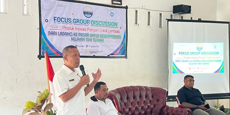 Wabup Nasir : Pertumbuhan Ekonomi di Lembata Masih Rendah, Buka Kegiatan FGD Inovasi Pangan Lokal